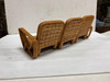 Paul Frankl Style Salesman Sample Miniature Rattan Livingroom Set, 1950