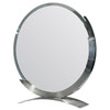 Art Deco Round Table Mirror in Chrome