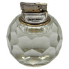Hollywood Regency Hand Cut Multi Faceted Crystal Table Lighter