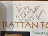 Signed "Rattan Furniture" First Edition Coffee Table Book by Harvey Schwartz