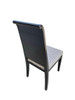 Set of Six Scrolling Back Wooden Oak Dining Chairs by Four Hands