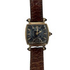 Helbros Tonneau Shape Gold Filled Art Deco Mens Manual Dress Watch w/ Rubies