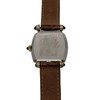 Helbros Tonneau Shape Gold Filled Art Deco Mens Manual Dress Watch w/ Rubies