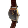 Helbros Tonneau Shape Gold Filled Art Deco Mens Manual Dress Watch w/ Rubies