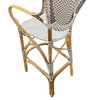 Set of 5 Danish Bistro "Isabell" Rattan Barstools w/ Woven Seat & Back by Sika D
