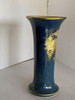 Gold Leaf Art Nouveau Ceramic Spill Vase by Royal Worcester