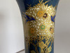 Gold Leaf Art Nouveau Ceramic Spill Vase by Royal Worcester
