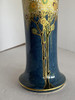 Gold Leaf Art Nouveau Ceramic Spill Vase by Royal Worcester