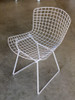 White Wire Side Chair by Harry Bertoia for Knoll, Pair Circa 1952