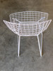 White Wire Side Chair by Harry Bertoia for Knoll, Pair Circa 1952