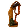 1930 Hawaiian "Cascading" Hand-Painted Fine Porcelain Statue by Lei Gill