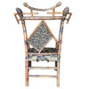 Late Victorian Aesthetic Movement Bamboo Chippendale Salon Chairs, Pair