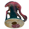 MCM Ceramic Miniature Pink Flamingo Tabletop Statue His & Hers Set By Leftons