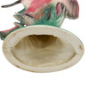 Mid-century 11" Tall Open Wing Pink Flamingo Ceramic Tabletop Statue, Pair
