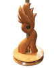 Heifetz Style Hand-Carved Torchiere Floor Lamp