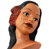 1968 California Art Pottery Hawaiian Polynesian Hula Girl Bust Statue, Signed