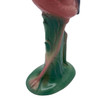 Mid-century "Handsome" Pink Flamingo Ceramic Tabletop Statue By Leftons