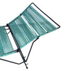 MCM Walter Lamb Style Iron Outdoor/Patio Chaise Lounge w/ Teal Cord, 6 Available