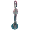 Matching Mid-century Pink Flamingo Ceramic Tabletop Statue Set By Brad Kealer