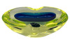 1970's Postmodern Biomorphic Sommerso Murano Glass Bowl or Ashtray