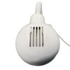1970 Mod Space Age White Plastic Gooseneck Desk Lamp by Mobilite