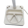 1970 Mod Space Age White Plastic Gooseneck Desk Lamp by Mobilite