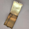 German Sterling Silver Cigarette Case with a Sapphire Stone