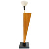 Mid-century Sculptural Combed Wood Floor Lamp in the Style of Paul Frankl