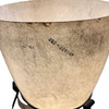 Large 2' 4" Mid Century Fiberglass Cone Shade Spanish Colonial Lamp