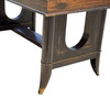 Atelier Leleu Style French Art Deco Macassar Ebony Dining Table w/ Brass Access
