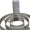 Mid-Century "Saturn" Ceiling Steel 15" Pendant by Kurt Versen, 6 Available