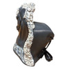 Mid-Century TV Lamp Horse Bust Grey and White
