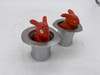 Magician Silver Bunny in a Hat Rabbit Figural Collection