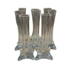 1980s Transparent Art Glass Flower Bud Vase by Royal Art Glass, Set of 10