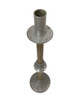 Arts and Crafts Two Tone Aluminum and Brass Art Deco Floor Standing Candelabra