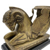 Golden Fleece Chrysomallos Winged Ram Bronze Mantle Urn