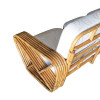 Restored Art Deco Six-Strand Square Pretzel Six-Seat Sectional Sofa