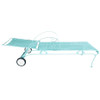 Mid-century Teal Iron Mesh Outdoor/Patio Chaise Lounge by Woodard, Pair
