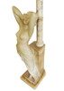 Italian Carved Alabaster Nude Figural Lamp