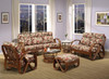 Three-Strand 3/4 Pretzel "Kauai" 6-Piece Set Rattan Living Room Set