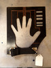 Futuristic Black Scifi Space Hand Scanner Wall Control Panel