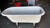Vintage Enamel Clawfoot Bathtube