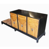 Renzo Rutili Storage Cabinet with Bench for Johnson Furniture