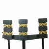 Donald Deskey Andirons and Fireplace Tools by Bennett Co Donald Deskey Andirons and Fireplace Tools by Bennett Co