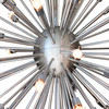 Large Mid-Century Style Chrome Multi-Light Sputnik Chandelier