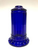 1920s Art Deco Vianne Cobalt Glass Cylinder Lamp Shade