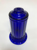 1920s Art Deco Vianne Cobalt Glass Cylinder Lamp Shade