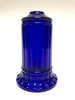 1920s Art Deco Vianne Cobalt Glass Cylinder Lamp Shade