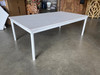1970s Modernist White Steel Coffee Table