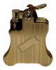 1990s Gold Plated Ronson Banjo Styled Petrol Lighter, Japan 1990s Gold Plated Ronson Banjo Styled Petrol Lighter, Japan